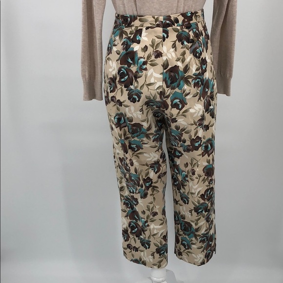 Elliott Lauren Cotton Floral Pants - Small Size 10 - Picture 5 of 8